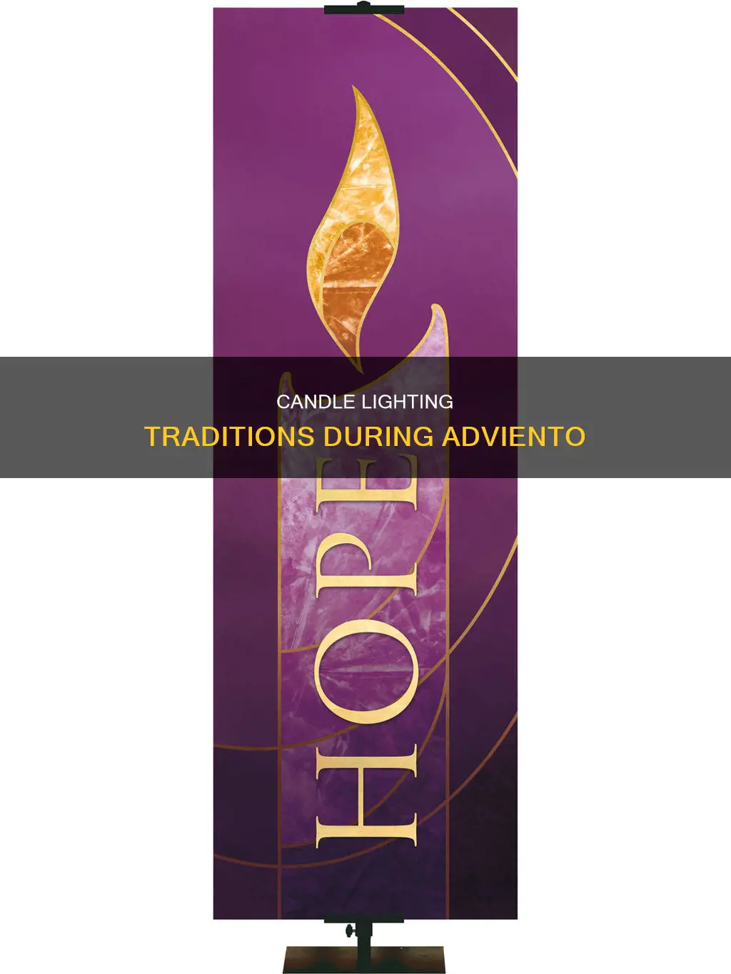 what candles do you lught on adviento