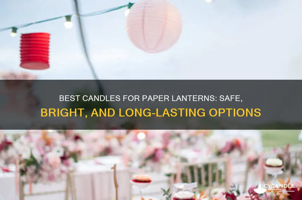 what candles do you use for paper lanterns