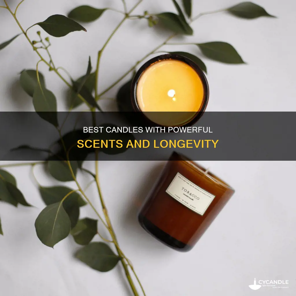 what candles have best throw