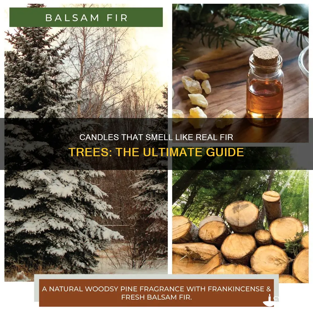 what candles smell like real fir trees