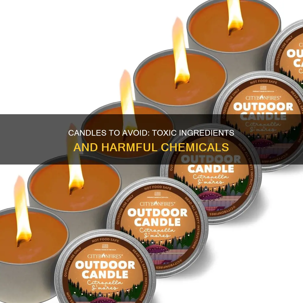 what candles to avoid