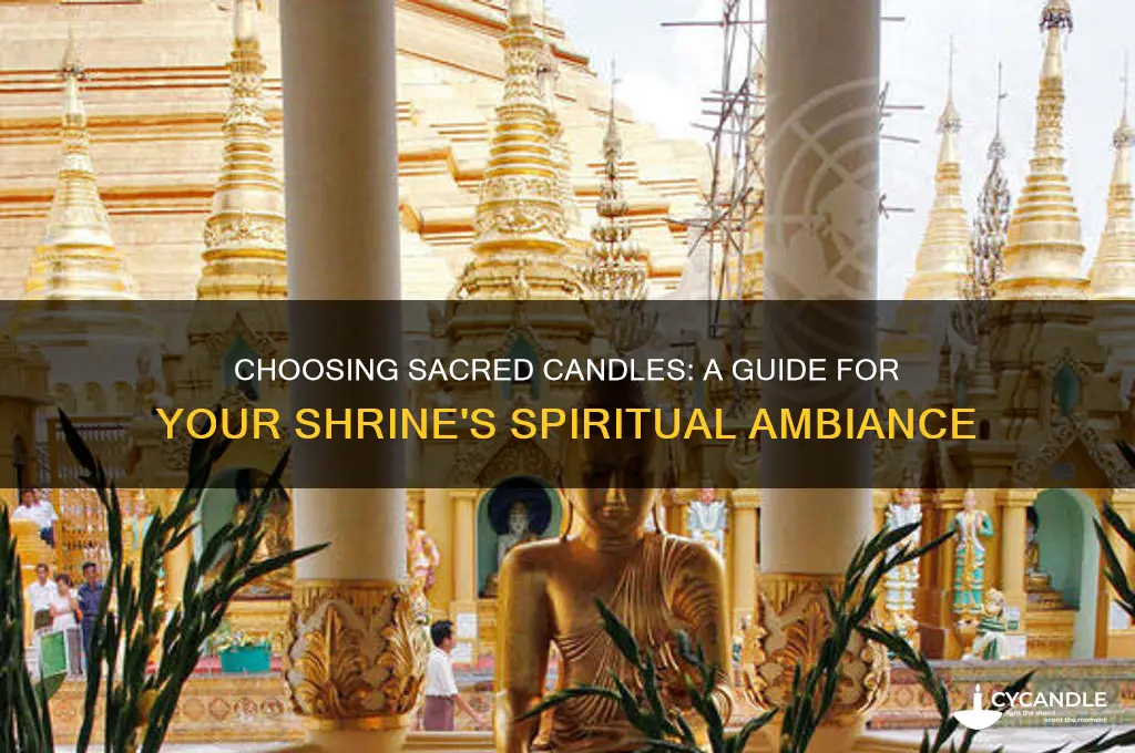 what candles to use for your shrine
