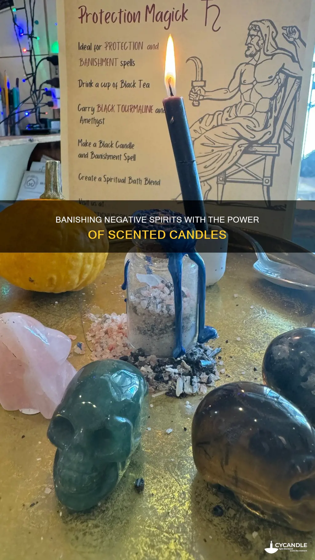 what candles ward away spirits