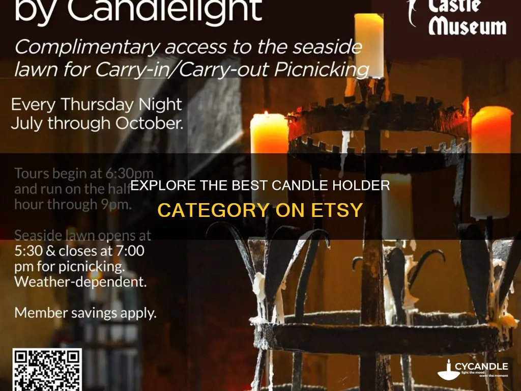 what catagory is a candle holder on etsy