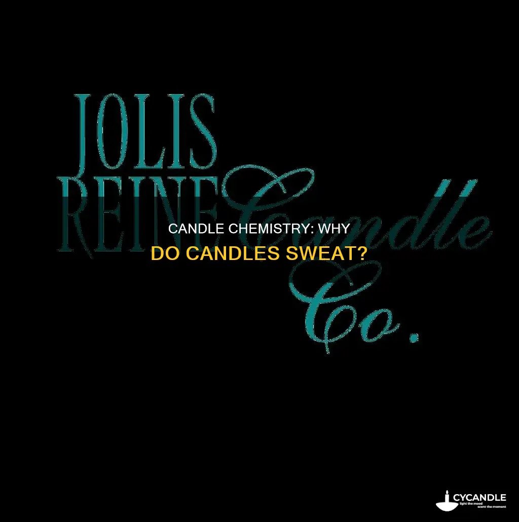 what cause sweating on a candle