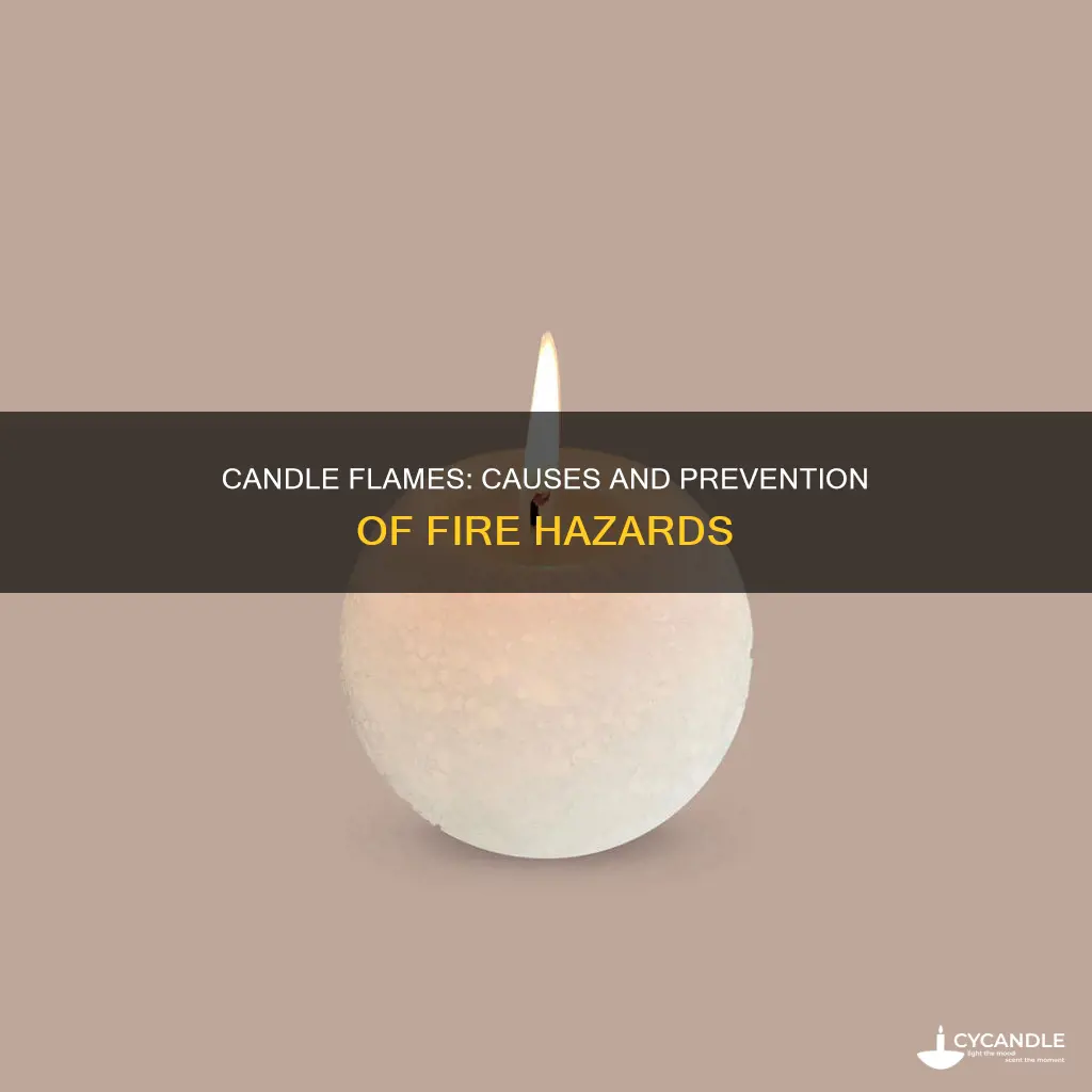 what caused fire by candle