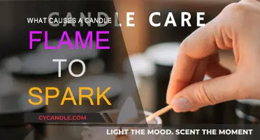 The Sparking Mystery of Candle Flames
