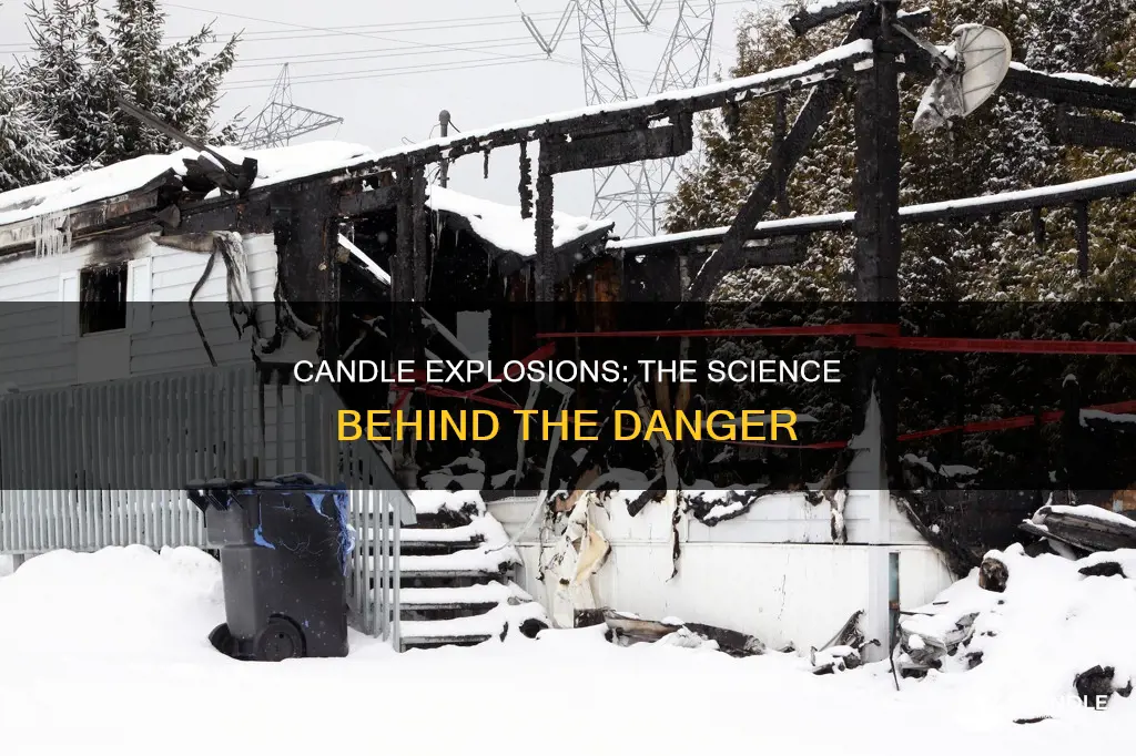 what causes a candle to explode