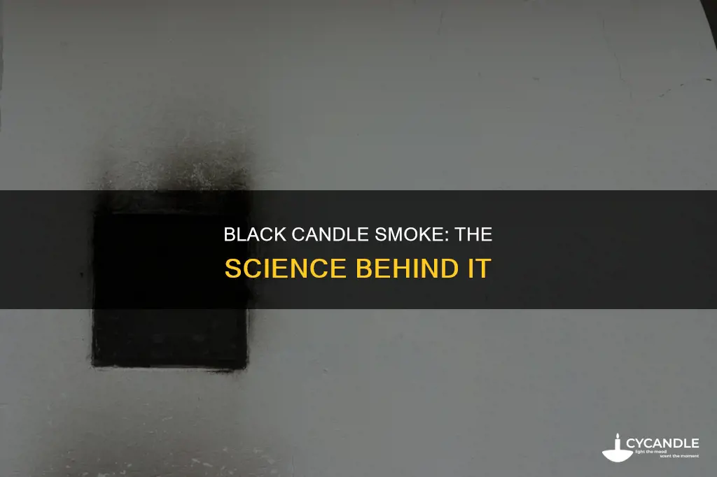 what causes black smoke from a candle