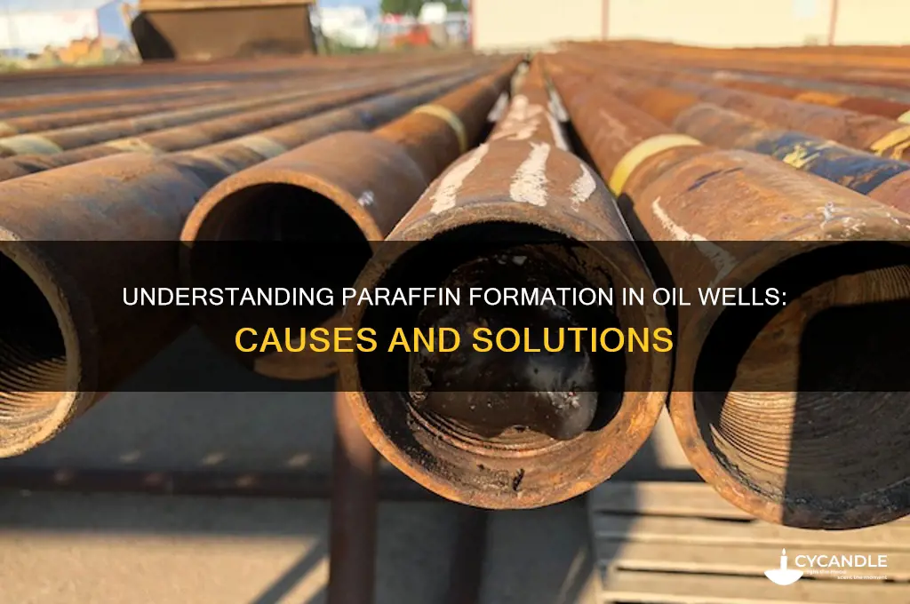 what causes paraffin in oil wells