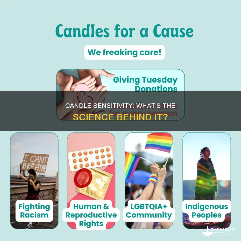 what causes sensitivity to candles