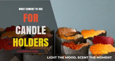Choosing the Right Cement for DIY Candle Holders: A Guide