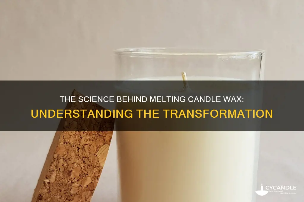 what change is candle wax melting