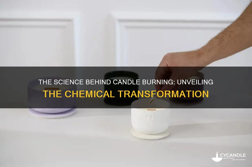 what change occurs when a candle burns