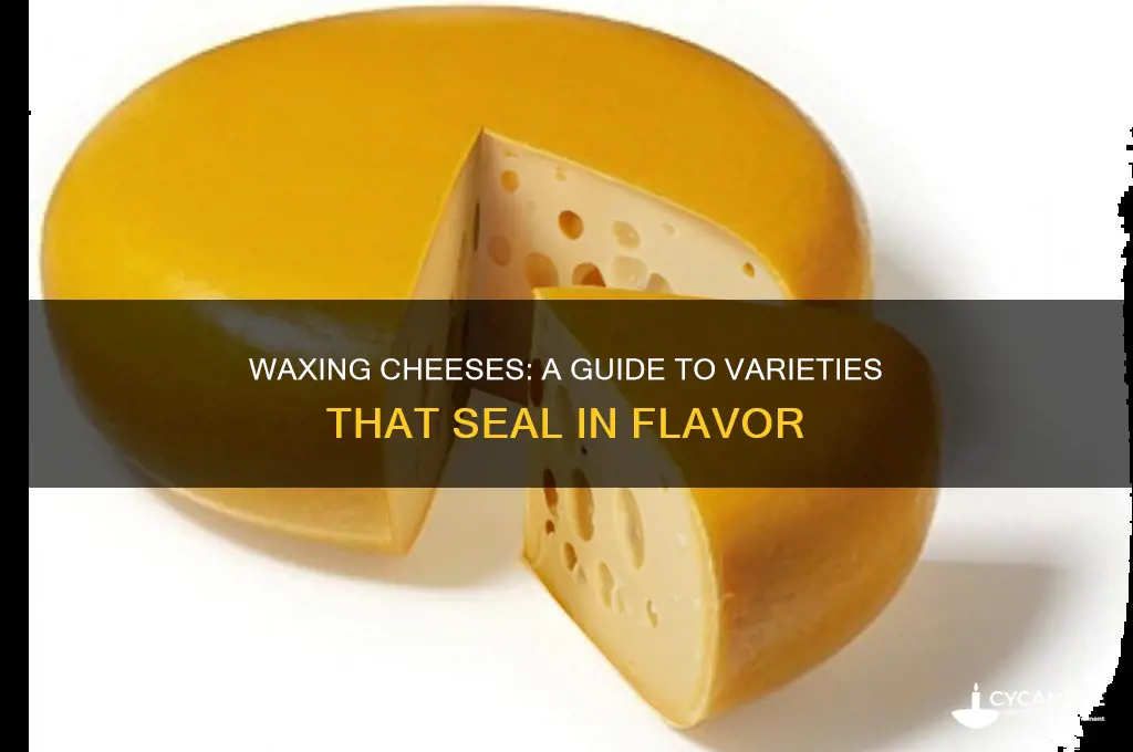 what cheeses can be waxed