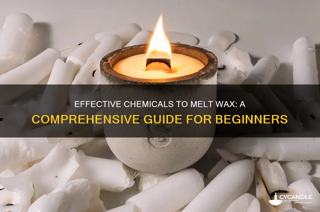 what chemical can melt wax