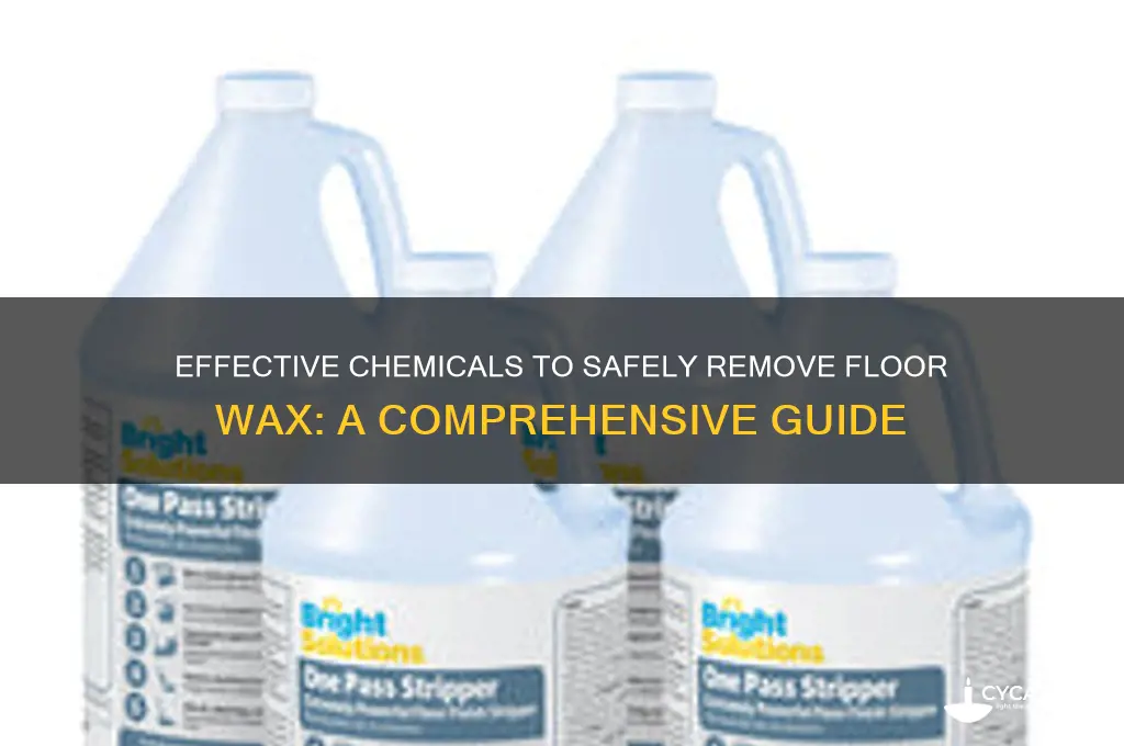 what chemical do i need to remove floor wax