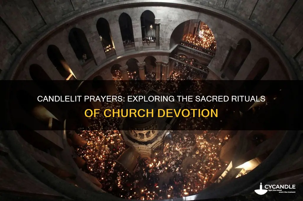 what church light candles and pray