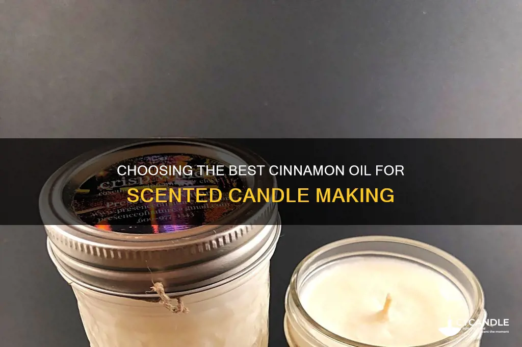 what cinnamon oil can i use for candles