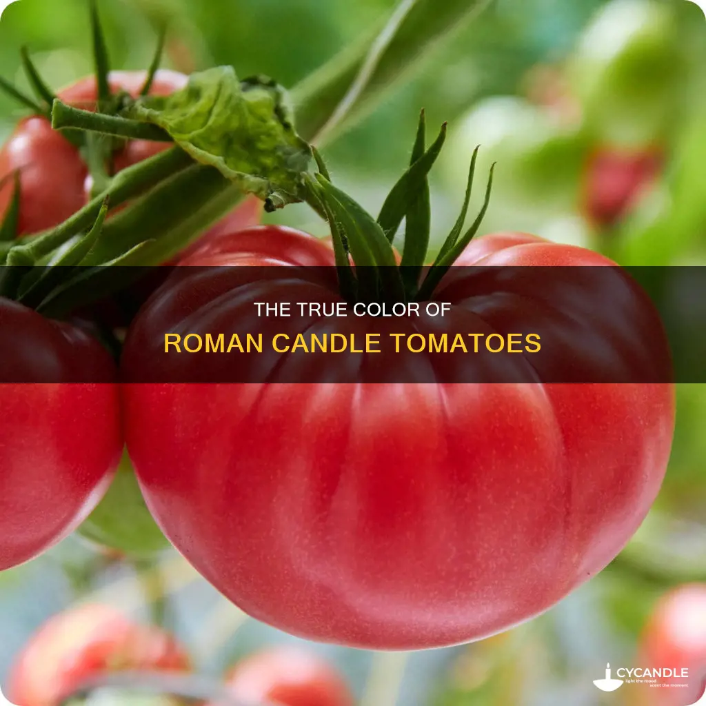what color are roman candle tomatoes