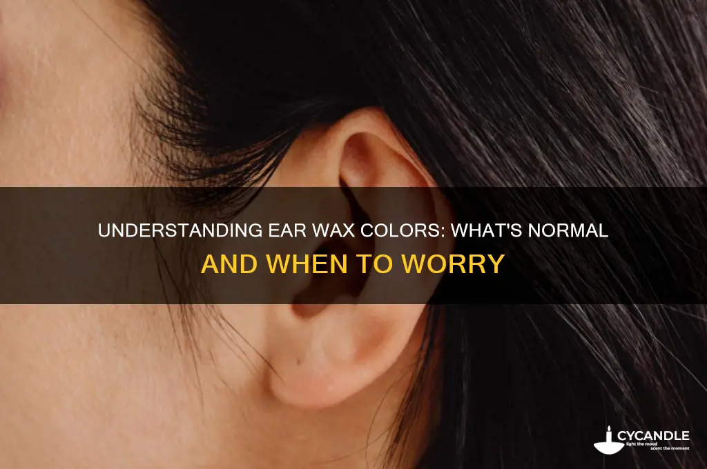 what color can ear wax be