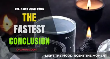Which Candle Color Burns Fastest: Surprising Experiment Results Revealed