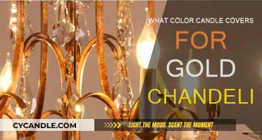 Gold Chandelier Makeover: Choosing the Perfect Candle Cover Color