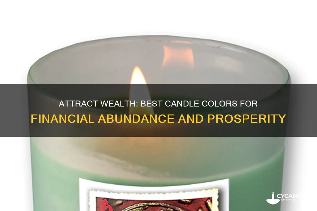 what color candle do you burn for money