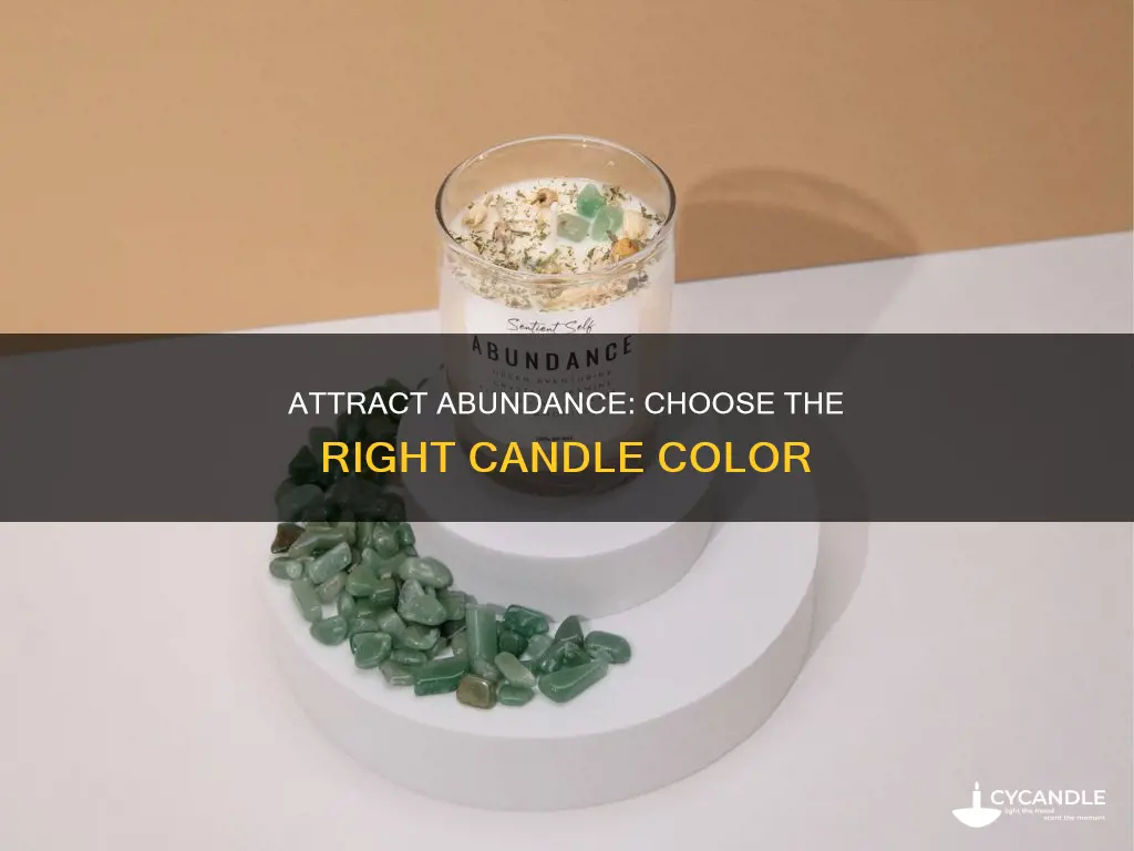 what color candle for abundance