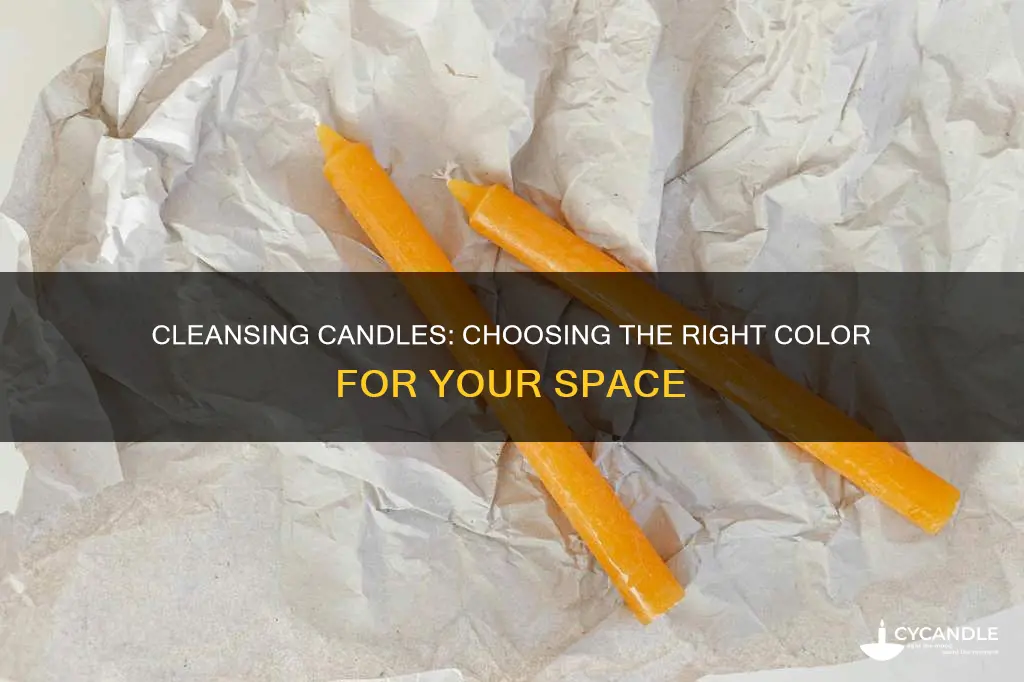 what color candle for cleansing
