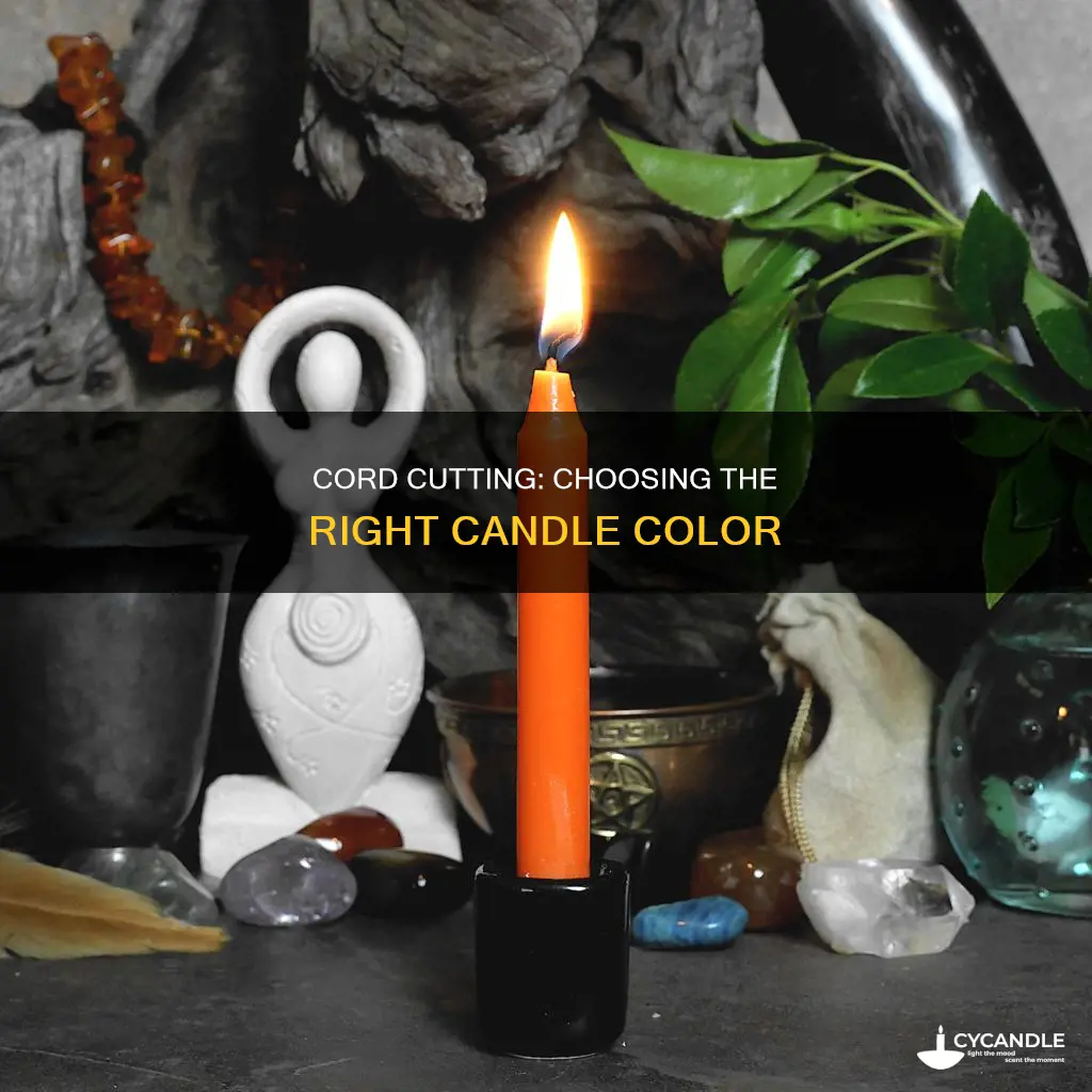 what color candle for cord cutting