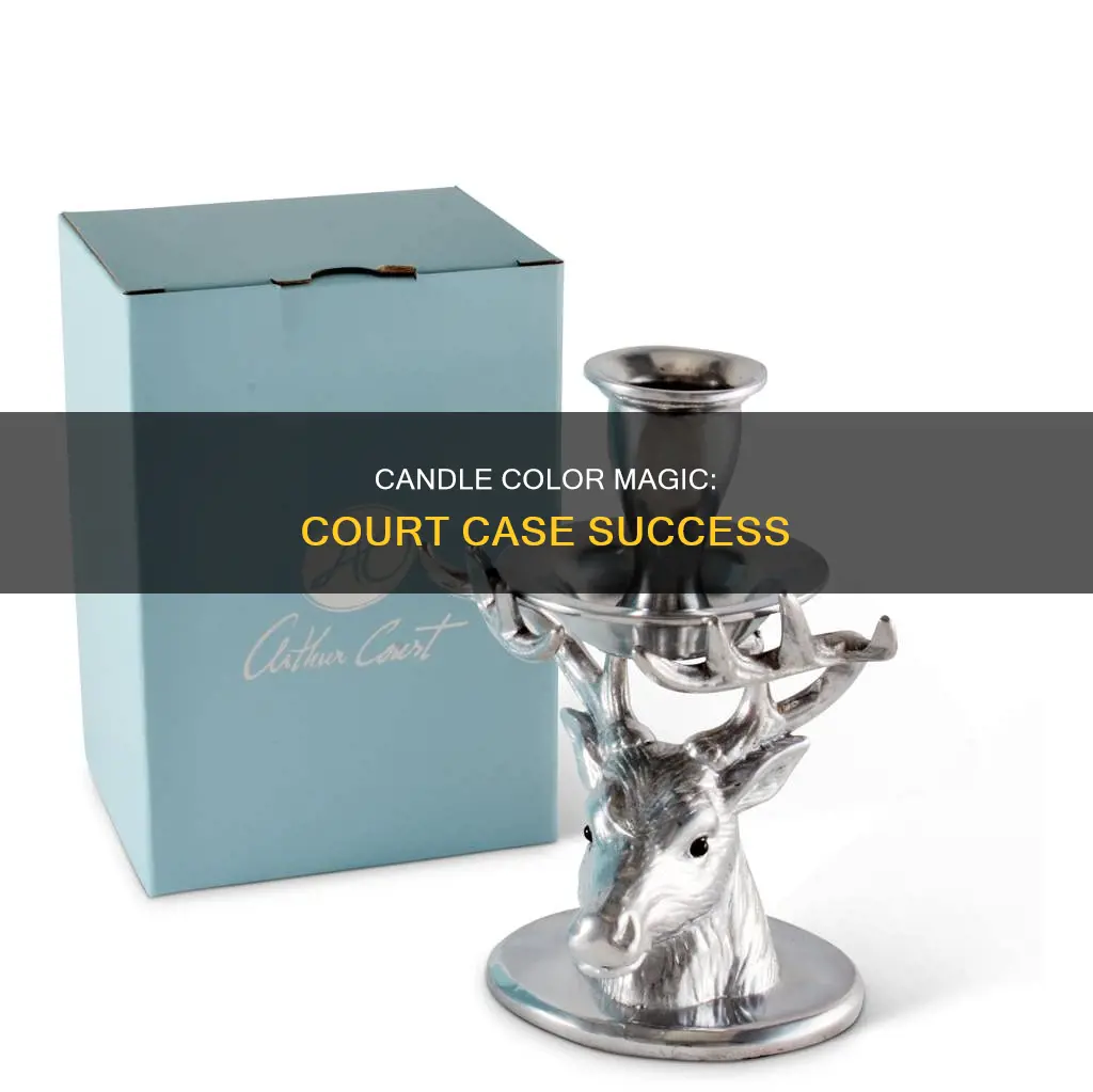 what color candle for court case