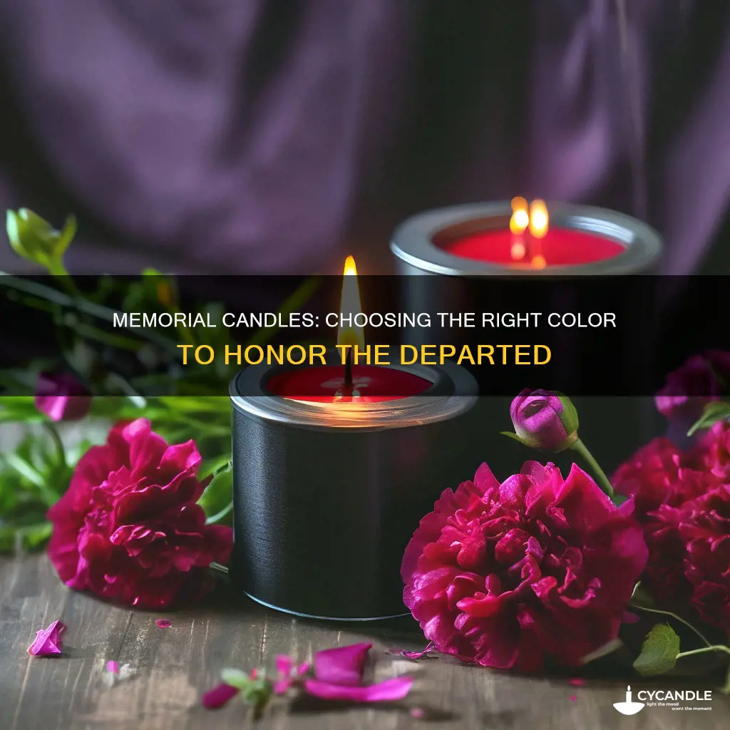 what color candle for deceased loved one
