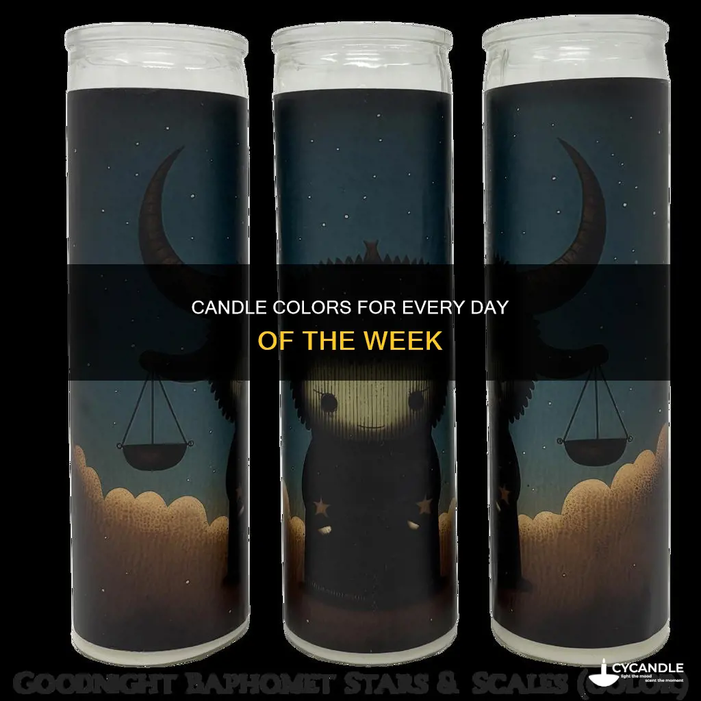 what color candle for each day