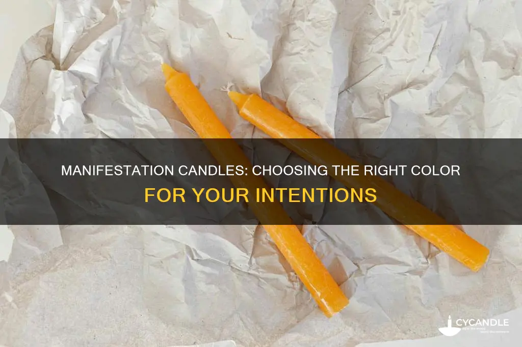 what color candle for manifestation