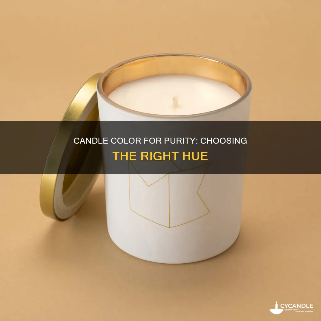 what color candle for purity