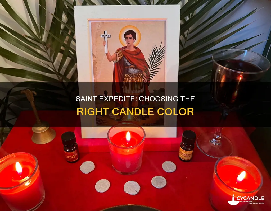 what color candle for saint expedite