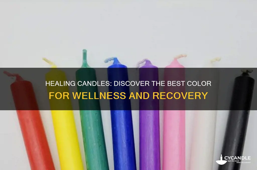 what color candle is used for healing