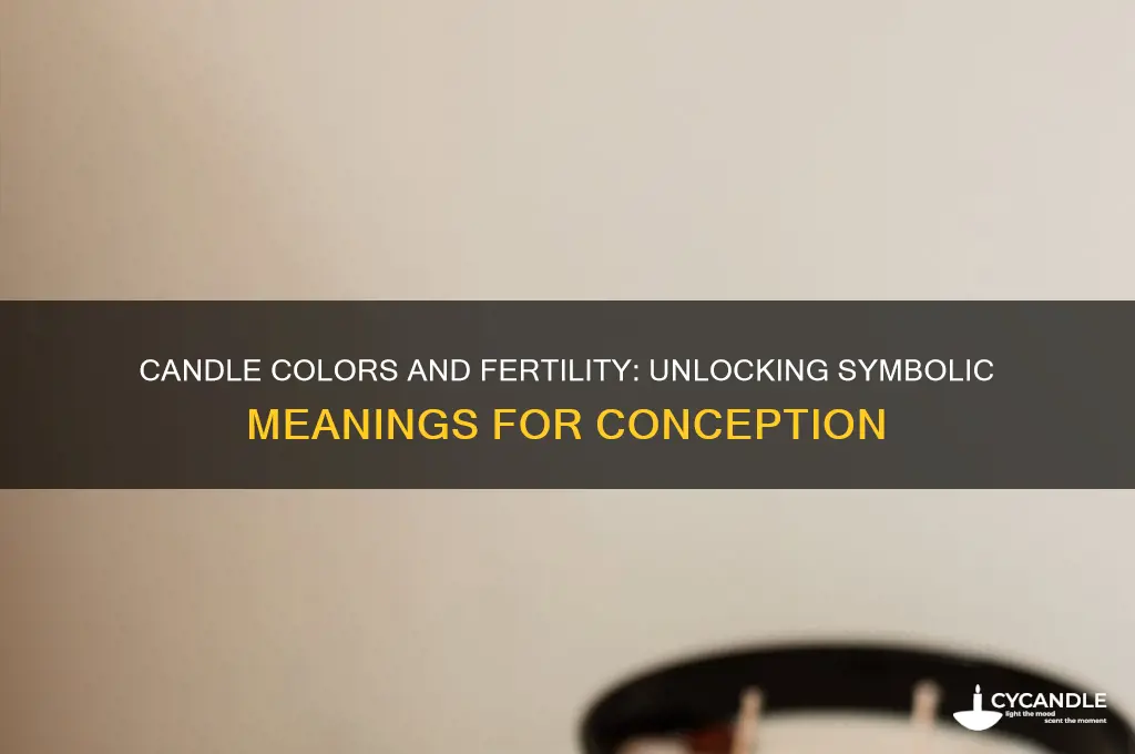 what color candle mean in fertility