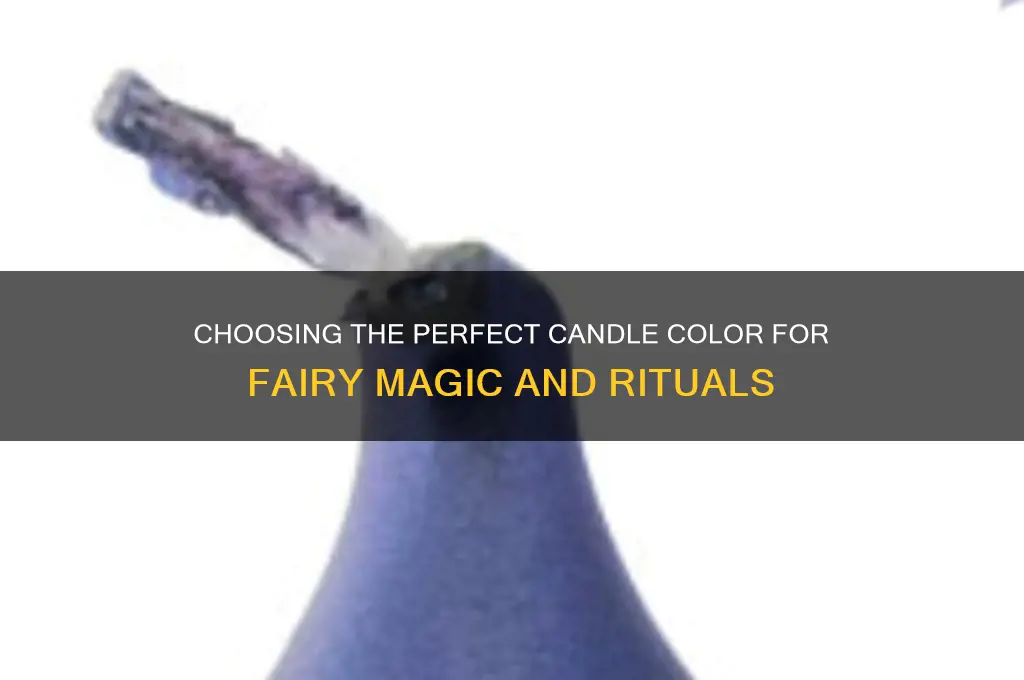what color candle should i use for fairy