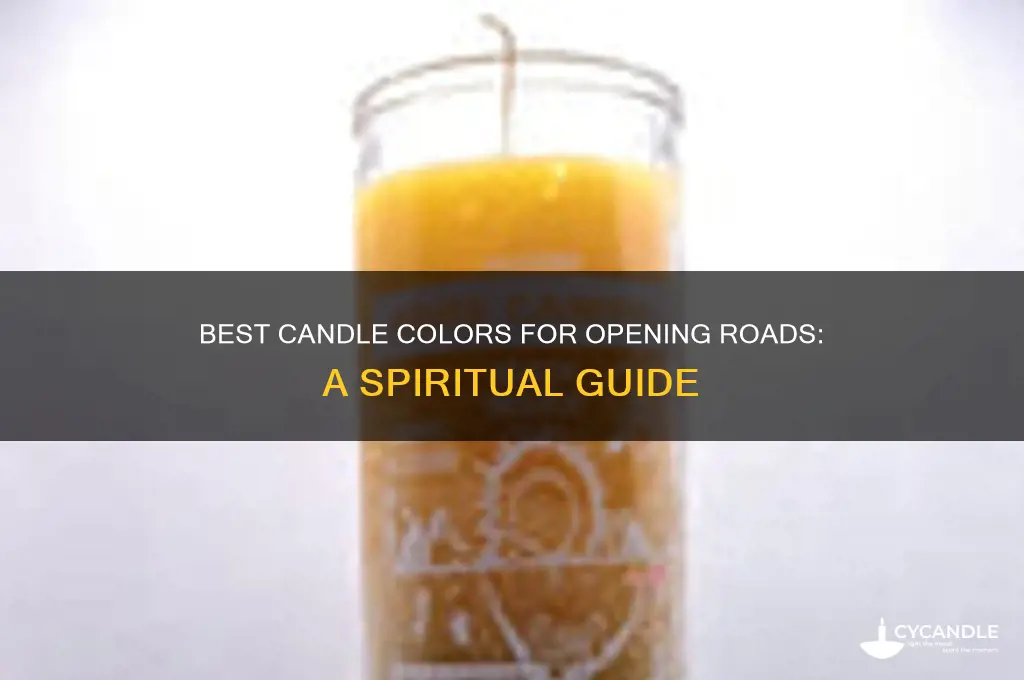 what color candle should one use for road opener