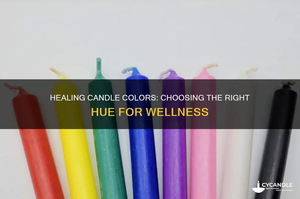 what color candle to burn for healing