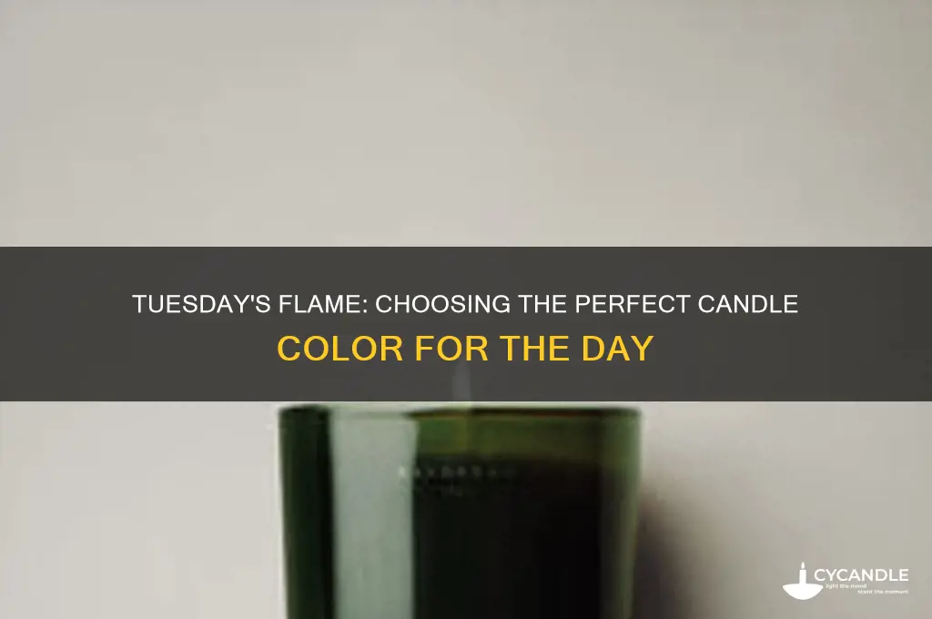 what color candle to burn on tuesday