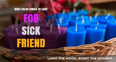 Healing Candles: Choosing the Right Color for Your Sick Friend