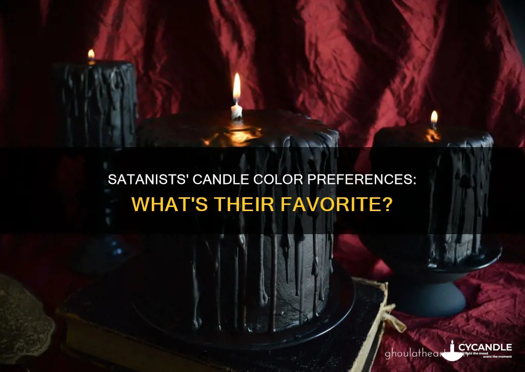 what color candles do satanist prefer