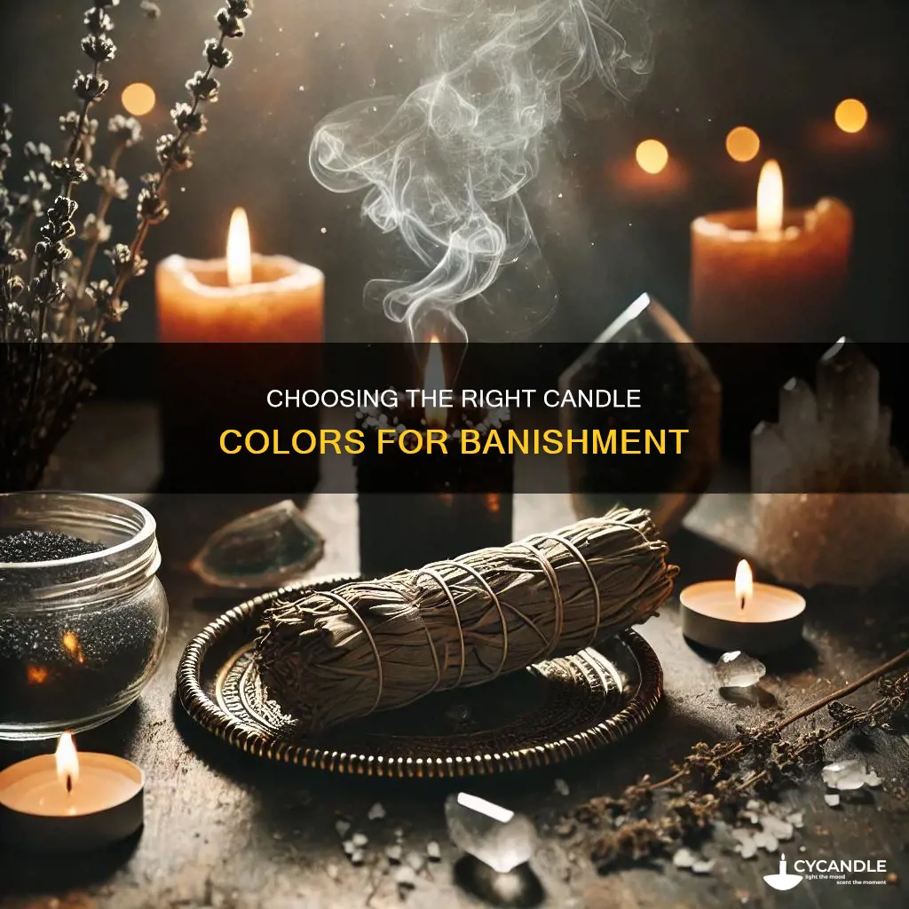 what color candles for banishment