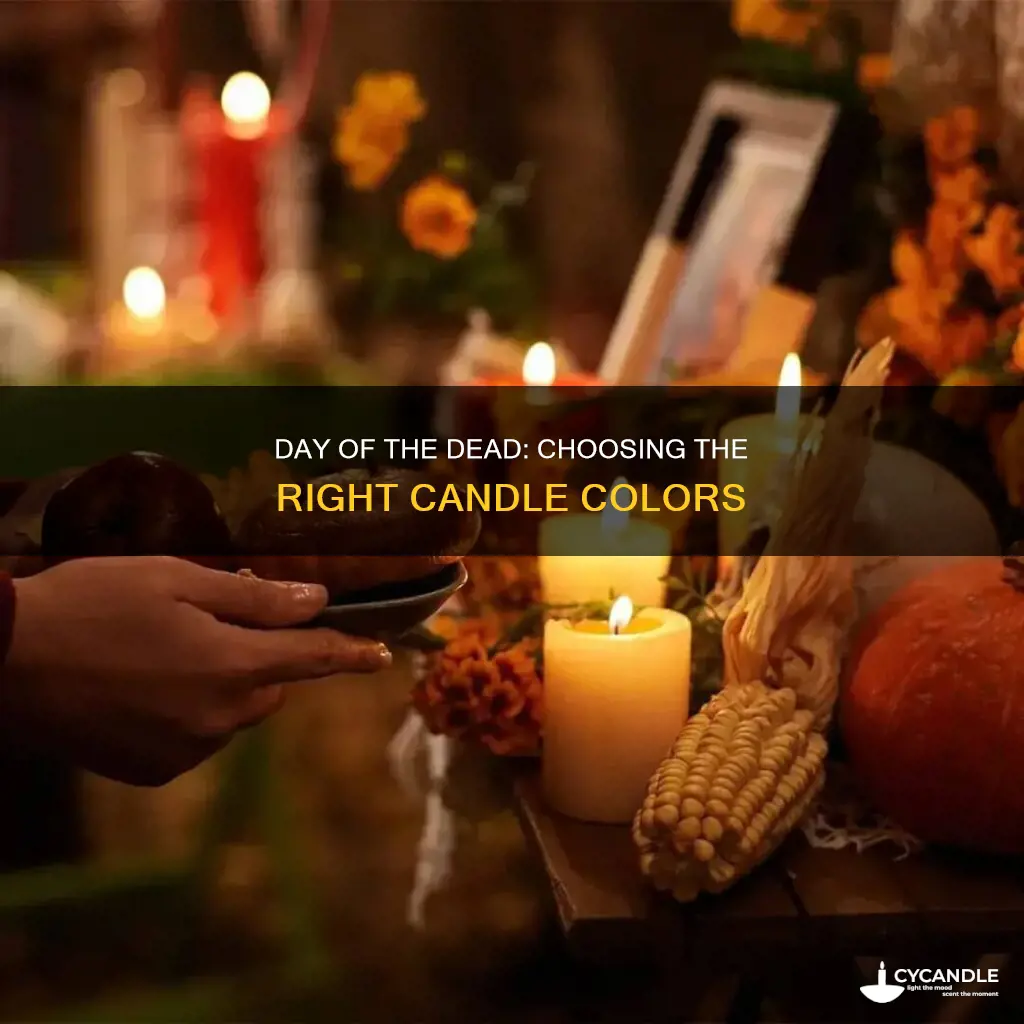 what color candles for day of the dead