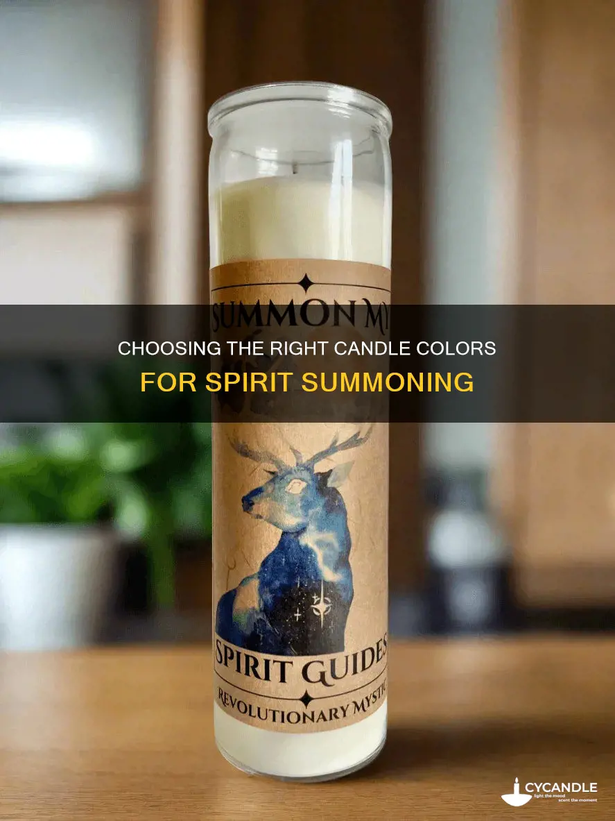 what color candles for summoning spirits