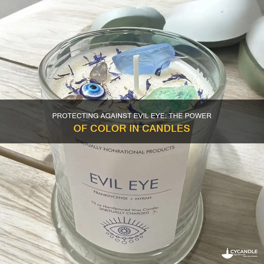 what color candles protect against evil eye