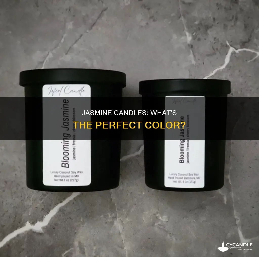 what color is a jasmine candle